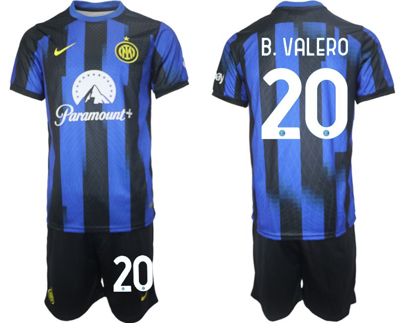 Men 2023-2024 Club Inter Milan home blue #20 Soccer Jersey